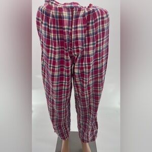 Sparrs Women's Pants Pink Plaid Size 4 Pants